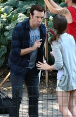 ALISON BRIE on the Set of Sleeping with Other People in New York
