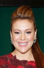 ALYSSA MILANO at Book Signing at Barnes and Noble in New York