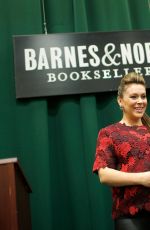 ALYSSA MILANO at Book Signing at Barnes and Noble in New York
