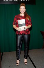 ALYSSA MILANO at Book Signing at Barnes and Noble in New York