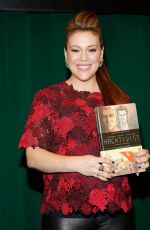 ALYSSA MILANO at Book Signing at Barnes and Noble in New York