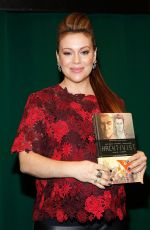 ALYSSA MILANO at Book Signing at Barnes and Noble in New York