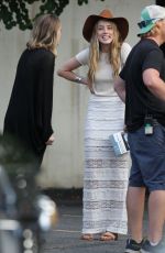 AMBER HEARD on the Set of Black Mass in Lynn