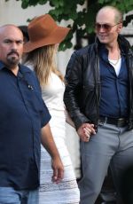 AMBER HEARD on the Set of Black Mass in Lynn
