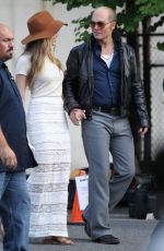 AMBER HEARD on the Set of Black Mass in Lynn