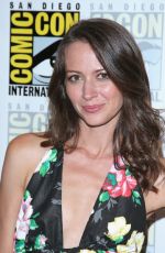 AMY ACKER at Person of Interest Panel at Comic-con in San Diego