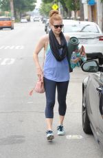 AMY ADAMS Leaves Yoga Class in Los Angeles