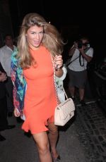 AMY WILLERTON Arrives at Chiltern Firehouse in London