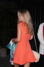 AMY WILLERTON Arrives at Chiltern Firehouse in London