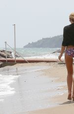 AMY WILLERTON in Bikini at a Beach in France
