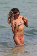 ANASTASIA ASHLEY in Bikini at a Beach in Miami