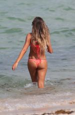 ANASTASIA ASHLEY in Bikini at a Beach in Miami