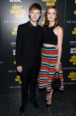 ANNA WOOD at A Most Wanted Man Premiere in New York