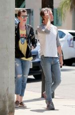 ANNE HATHAWAY Out and About in Beverly Hills