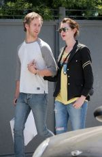 ANNE HATHAWAY Out and About in Beverly Hills