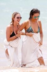 ASHLEY BENSON and SHAY MITCHELL in Bikinis at a Beach in Maui