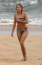 ASHLEY BENSON in Bikini at a Beach in Hawaii