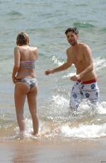 ASHLEY BENSON in Bikini at a Beach in Hawaii
