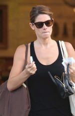ASHLEY GREENE in Tights Shopping at Bristol Farms in West Hollywood