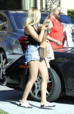 ASHLEY TISDALE Leaves Her Moms House in Toluca Lake