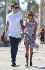 ASHLEY TISDALE Out and About in Santa Monica