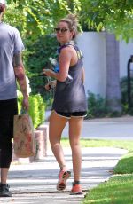 ASHLEY TISDALE Out and About in West Hollywood