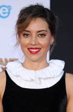 AUBREY PLAZA at Guardians of the Galaxy Premiere in Hollywood
