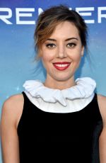 AUBREY PLAZA at Guardians of the Galaxy Premiere in Hollywood