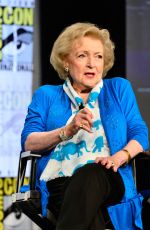 BETTY WHITE at Legends of TV Land Panel at Comic-con 2014 in San Diego