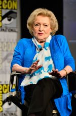 BETTY WHITE at Legends of TV Land Panel at Comic-con 2014 in San Diego