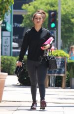 BRENDA SONG Heading to a Gym in Beverly Hills