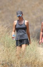 BRITNEY SPEARS in Shorts and Tank Top Hiking in Calabasas