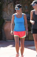 BRITNEY SPEARS in Shorts and Tank Top Hiking in Calabasas