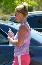 BRITNEY SPEARS Leaves a Gym in Calabasas