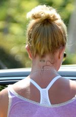 BRITNEY SPEARS Leaves a Gym in Calabasas