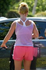 BRITNEY SPEARS Leaves a Gym in Calabasas