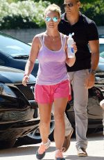 BRITNEY SPEARS Leaves a Gym in Calabasas