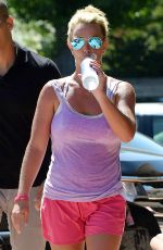 BRITNEY SPEARS Leaves a Gym in Calabasas