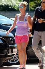 BRITNEY SPEARS Leaves a Gym in Calabasas
