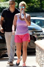 BRITNEY SPEARS Leaves a Gym in Calabasas