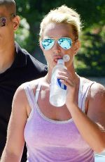 BRITNEY SPEARS Leaves a Gym in Calabasas