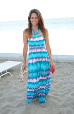 BROOKE BURKE at a Photoshoot on the Beach in Malibu