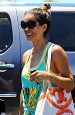 BROOKE BURKE in Tghts at Farmers Market in Malibu