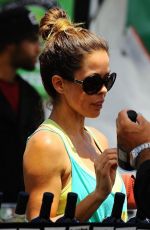 BROOKE BURKE in Tghts at Farmers Market in Malibu