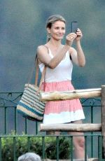 CAMERON DIAZ in Bikini Bottom at a Boat in Italy