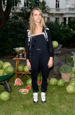 CARA DELEVINGNE at Club Monaco Summer Party in London