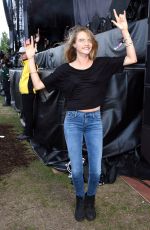 CARA DELEVINGNE at Wireless Festival in London