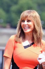 CAROL VORDERMAN on the Set of Loose Women