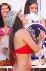 CASEY BATCHELOR in Bikini at a Pool in Ibiza