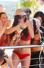 CASEY BATCHELOR in Bikini at a Pool in Ibiza